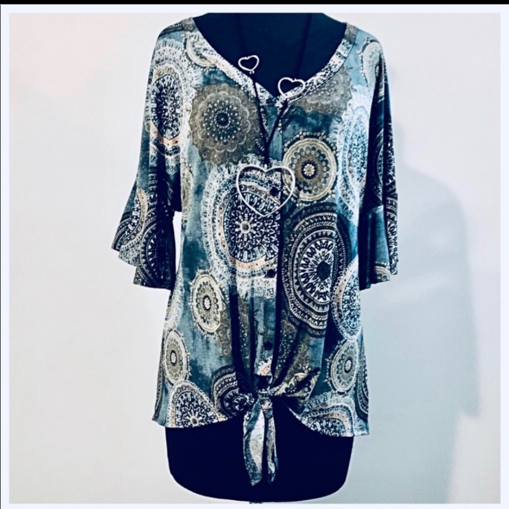 Tie Front Top